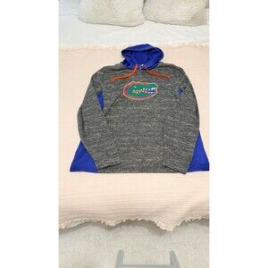 Fanatics Florida Gators Hoodie Men’s Medium Blue & Heather Gray Pullover NCAA